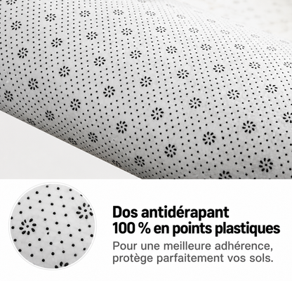 Grand- tapis de salon Dos antiderapant points plastiques