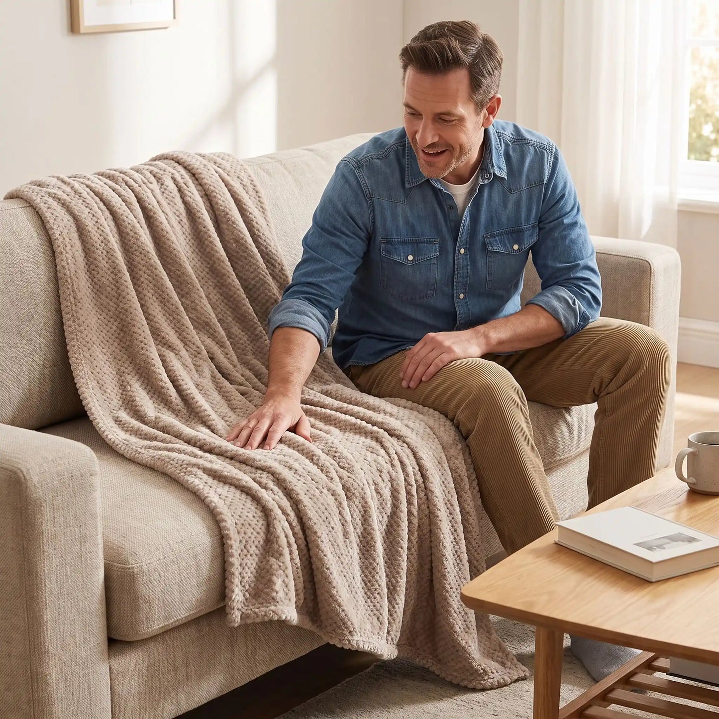 Plaid cocooning | Velours Premium