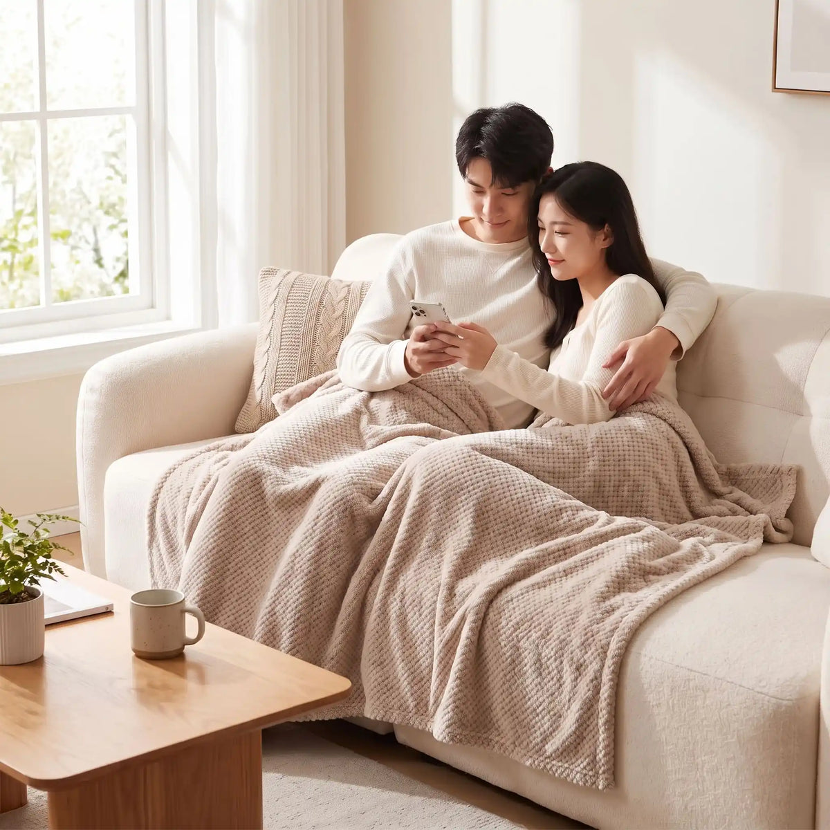 Plaid cocooning | Velours Premium