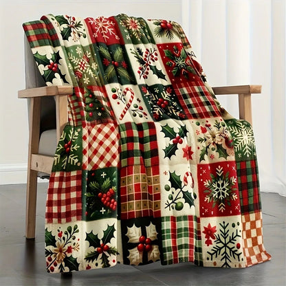 Plaid canapé Noël | Flanelle Cocooning